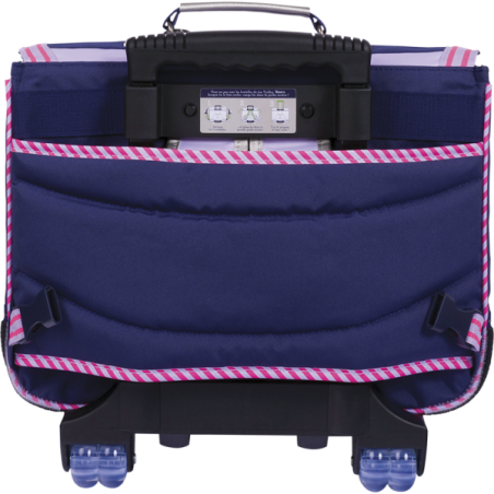 Cartable trolley Lisa bicolore