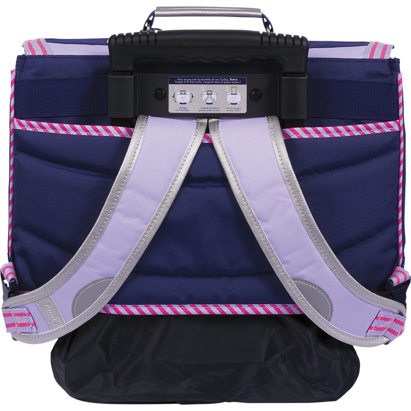 Cartable trolley Lisa bicolore