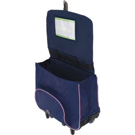 Cartable trolley Lisa bicolore
