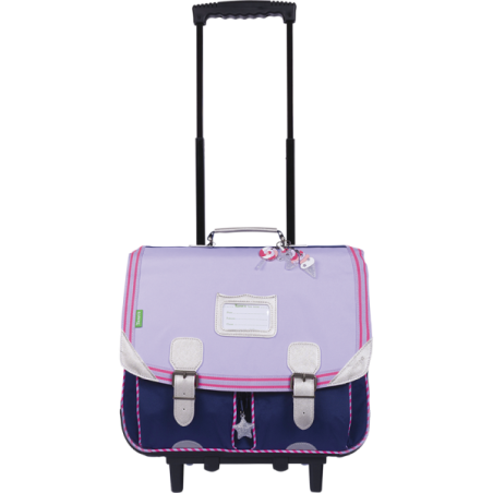 Cartable trolley Lisa bicolore