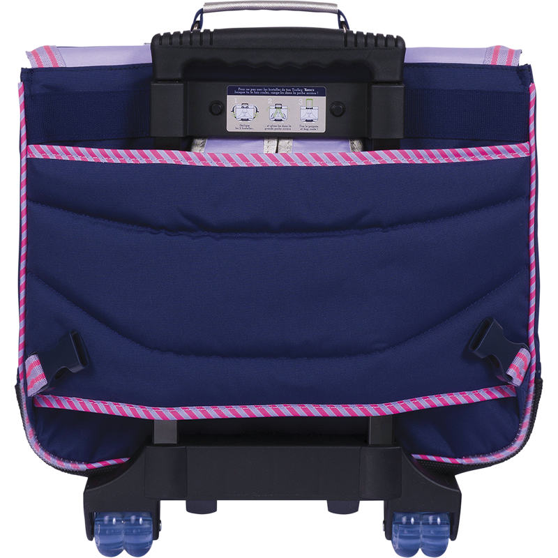 Cartable trolley Lisa bicolore
