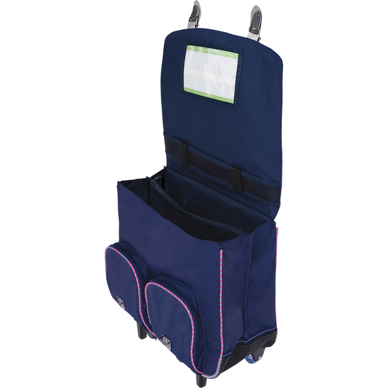Cartable trolley Lisa bicolore
