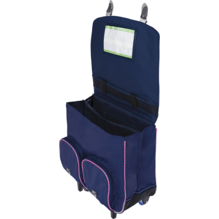 Cartable trolley Lisa bicolore