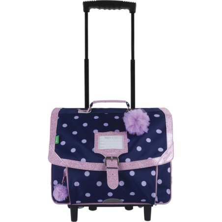 Cartable trolley Romy bleu