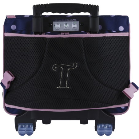 Cartable trolley Romy bleu