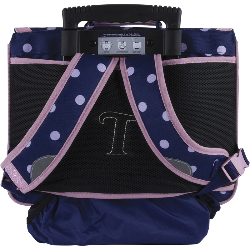 Cartable trolley Romy bleu