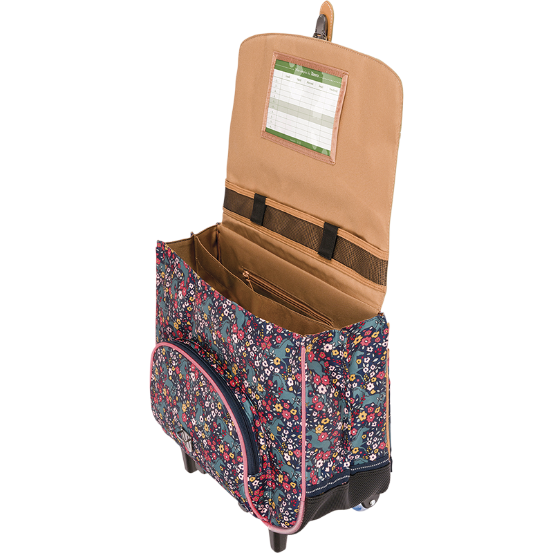 Cartable trolley Alba multicolore