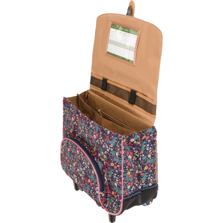 Cartable trolley Alba multicolore