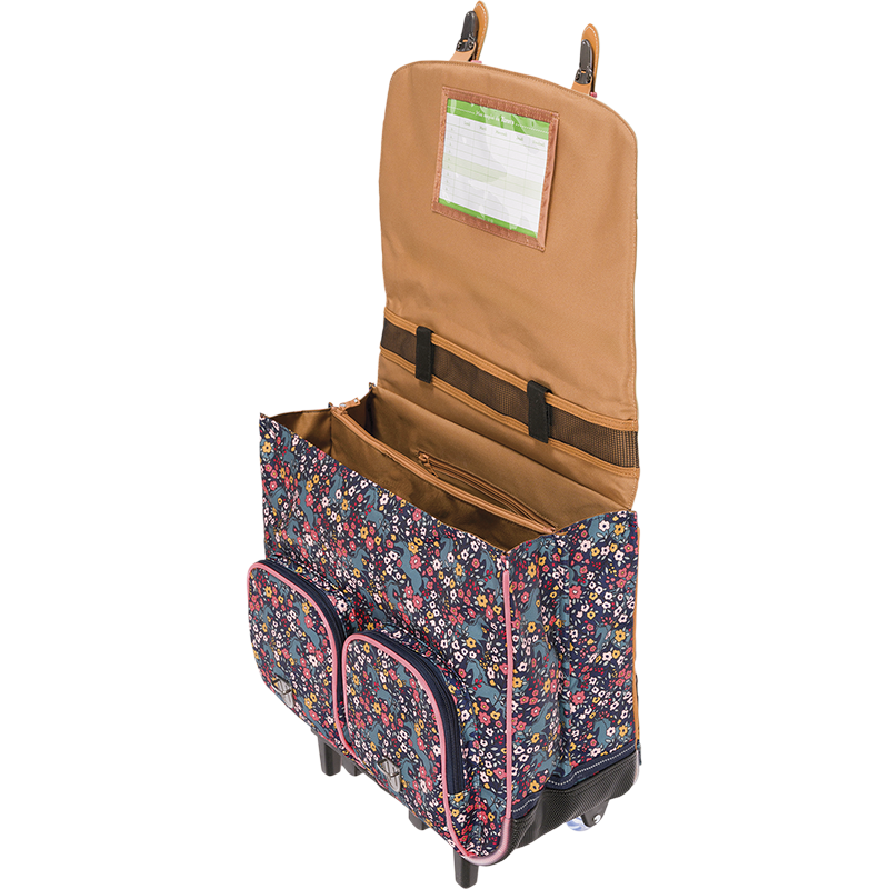 Cartable trolley Alba multicolore