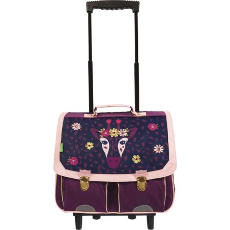 Cartable trolley Inaya bicolore