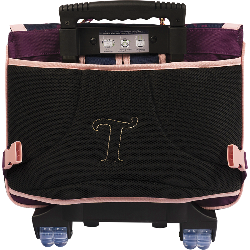 Cartable trolley Inaya bicolore