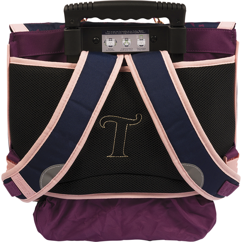 Cartable trolley Inaya bicolore