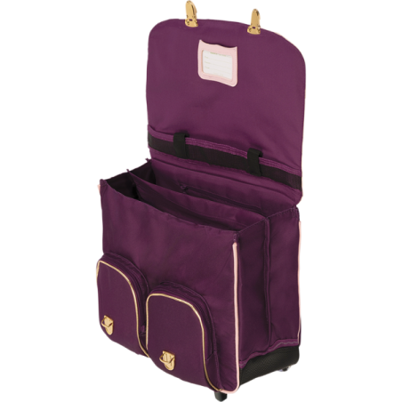 Cartable trolley Inaya bicolore