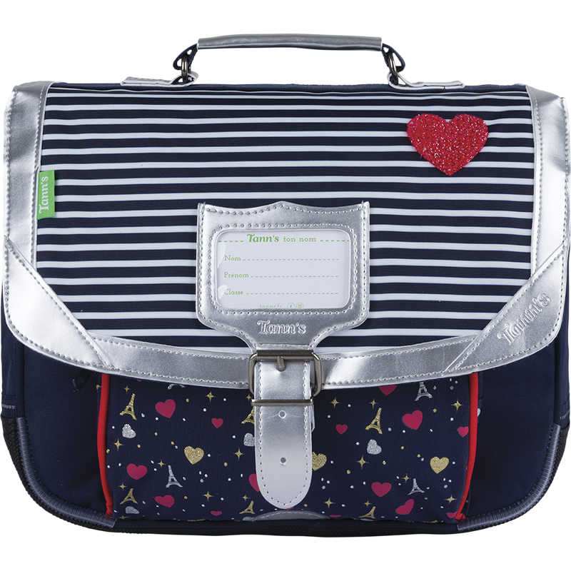 Cartable Émilie bleu