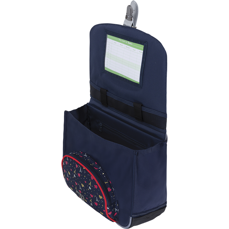 Cartable Émilie bleu