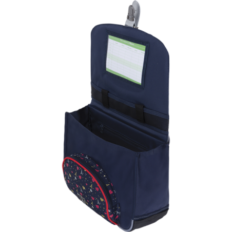 Cartable Émilie bleu