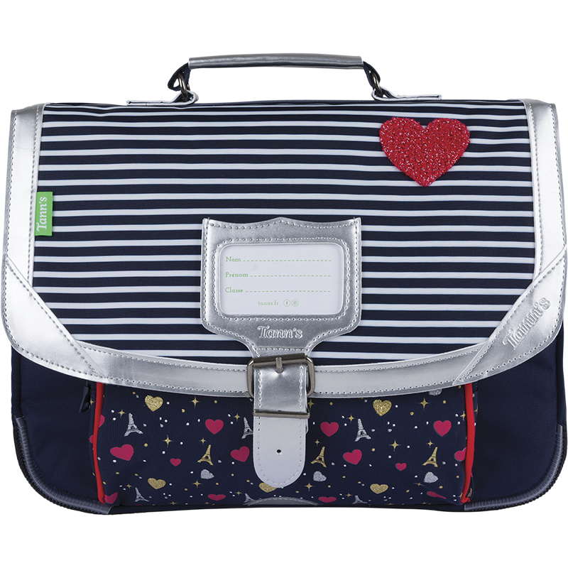 Cartable Émilie bleu