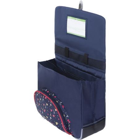 Cartable Émilie bleu