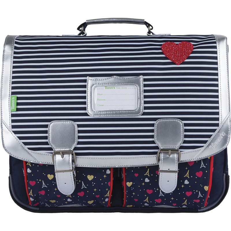 Cartable Émilie bleu