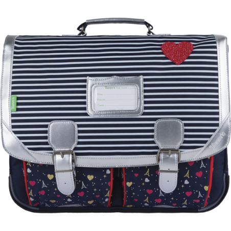 Cartable Émilie bleu