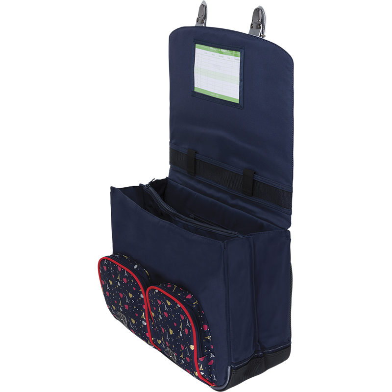 Cartable Émilie bleu