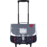 Cartable trolley Émilie bleu