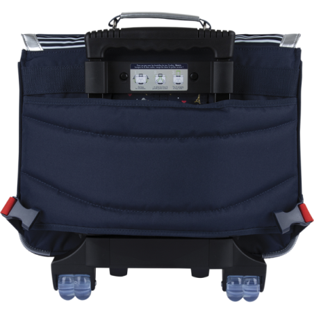 Cartable trolley Émilie bleu