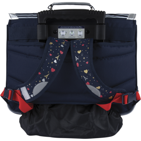 Cartable trolley Émilie bleu