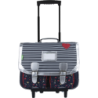 Cartable trolley Émilie bleu
