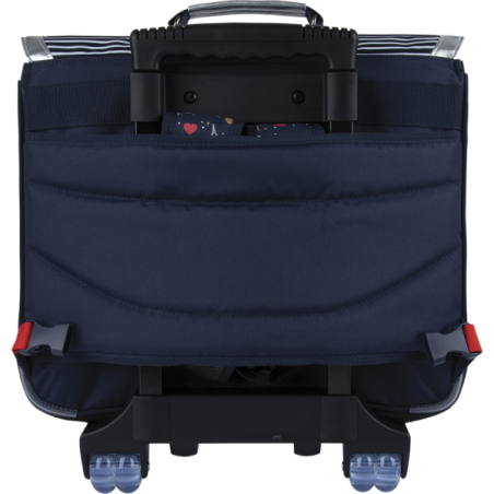 Cartable trolley Émilie bleu