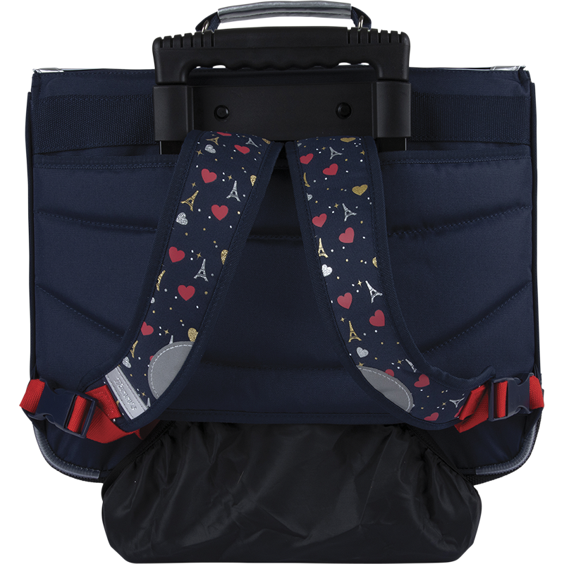 Cartable trolley Émilie bleu