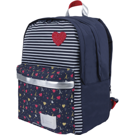 Sac à dos Émilie bleu