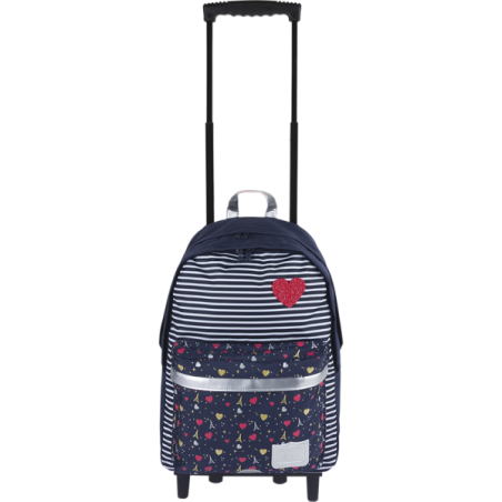 Sac trolley Émilie bleu
