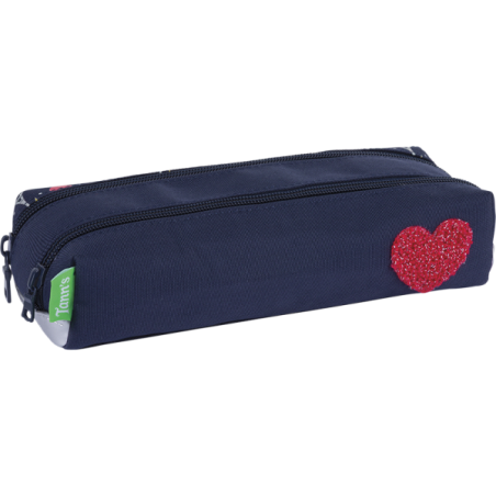 Trousse Émilie bleue