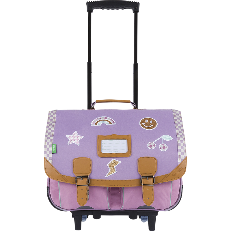 Cartable trolley Manon bicolore