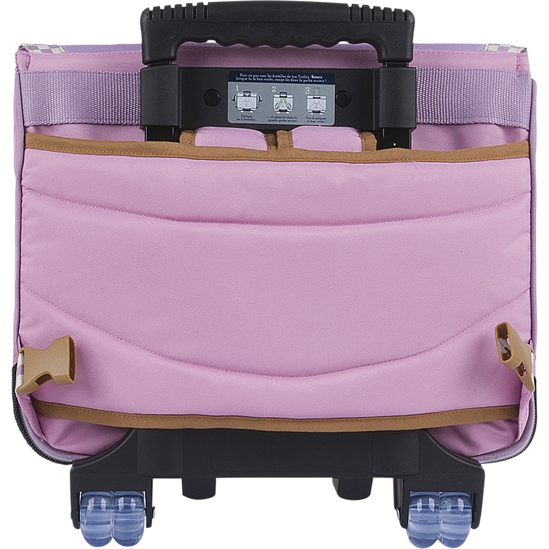 Cartable trolley Manon bicolore