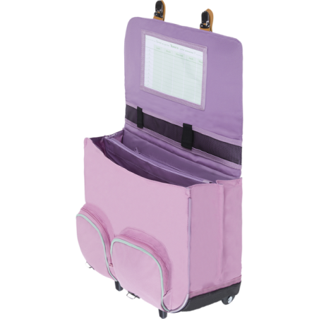 Cartable trolley Manon bicolore