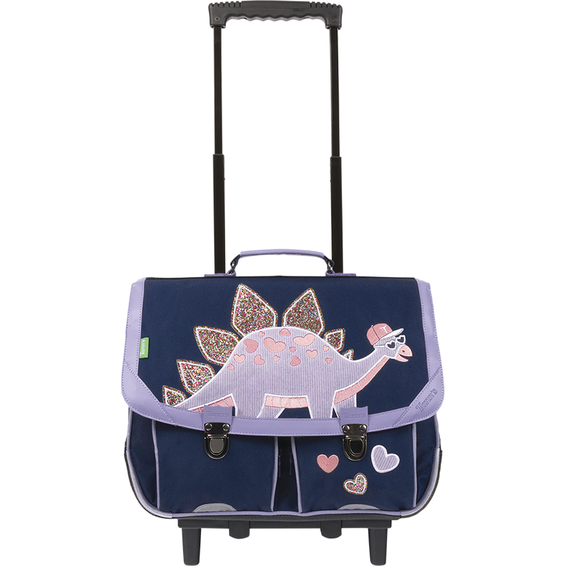 Cartable trolley Théa bleu