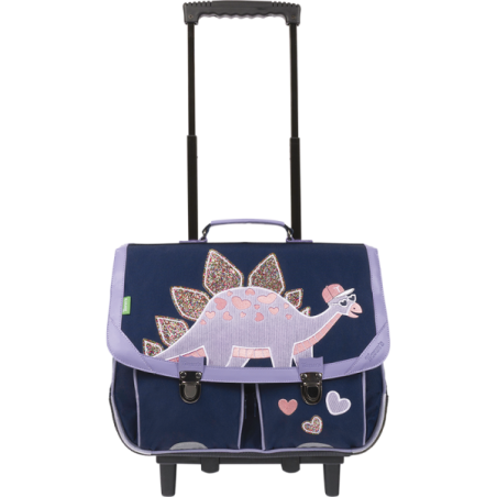 Cartable trolley Théa bleu