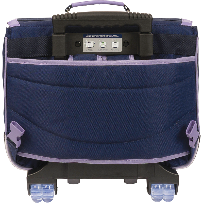 Cartable trolley Théa bleu