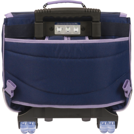 Cartable trolley Théa bleu