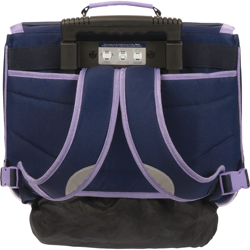 Cartable trolley Théa bleu