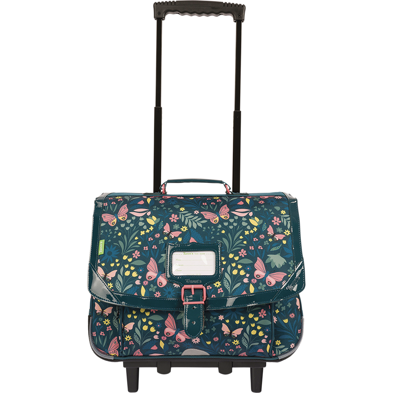 Cartable trolley Romane vert