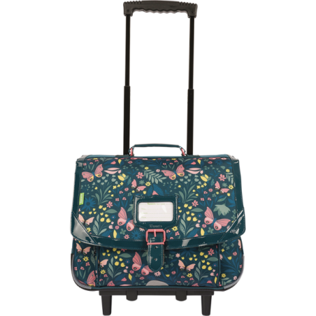 Cartable trolley Romane vert