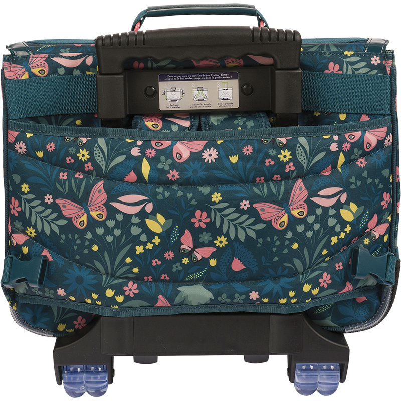 Cartable trolley Romane vert