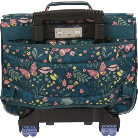 Cartable trolley Romane vert