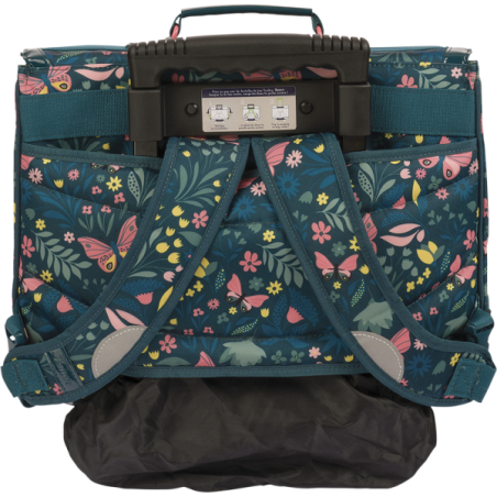 Cartable trolley Romane vert