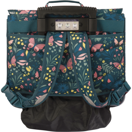 Cartable trolley Romane vert