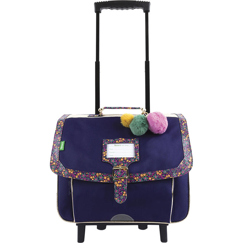 Cartable trolley Soline violet