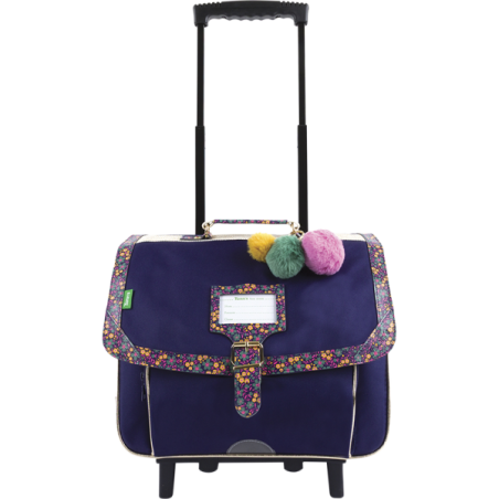 Cartable trolley Soline violet